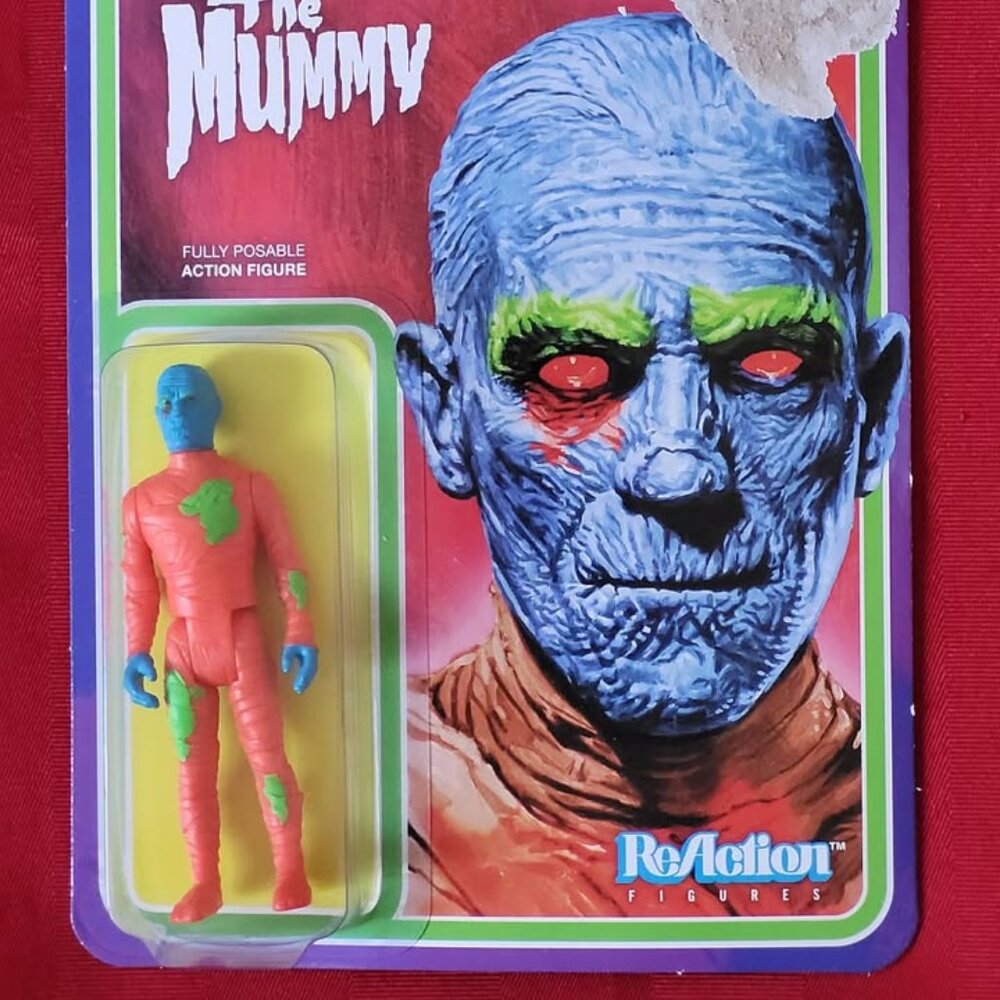 2021 REACTION, THE MUMMY ACTION FIGURE, MINT IN THE PACKAGE!!!